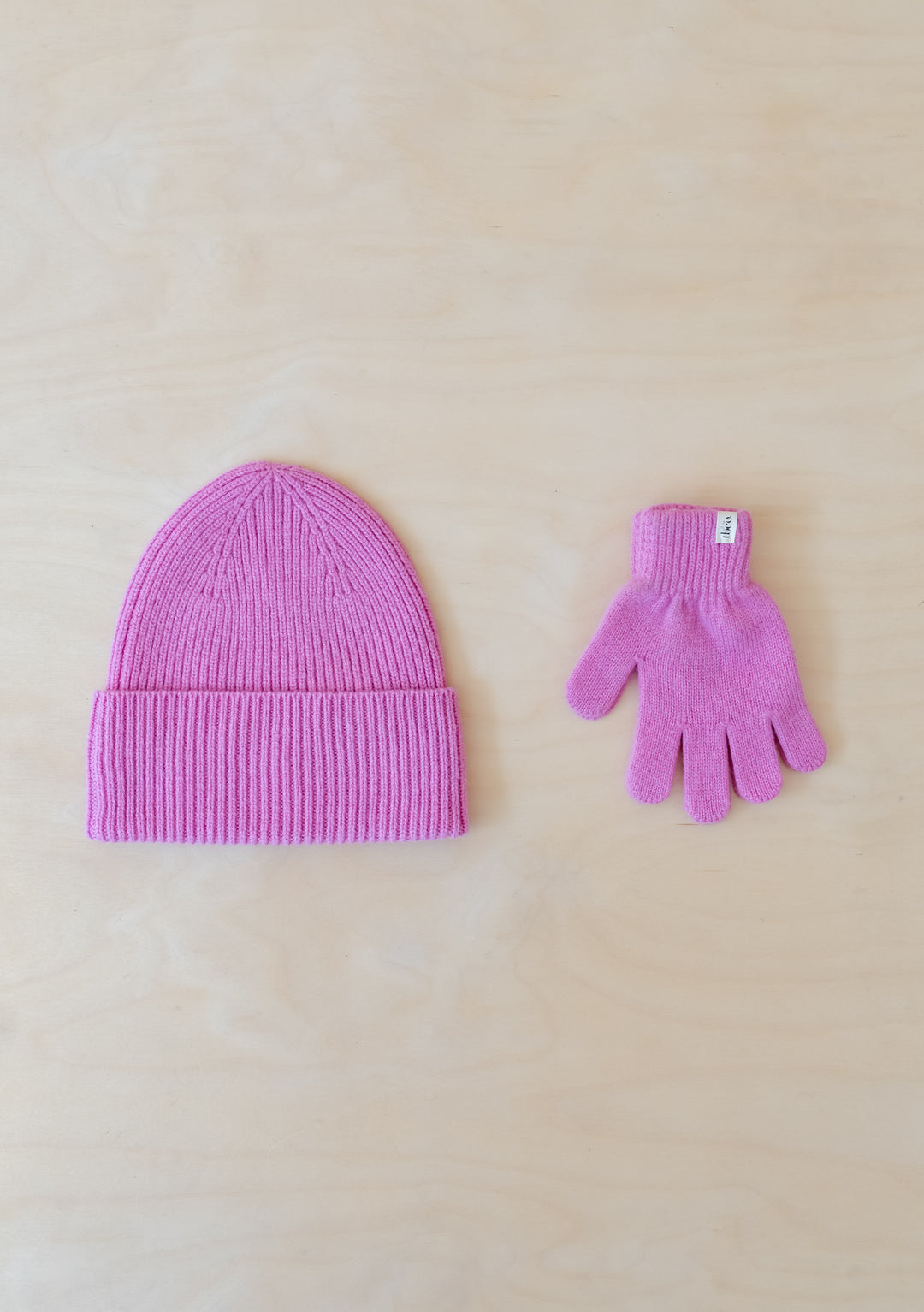 Bonnet pour enfants en laine mérinos en bleu