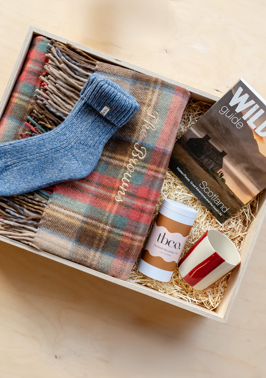 Créez votre propre coffret cadeau tartan