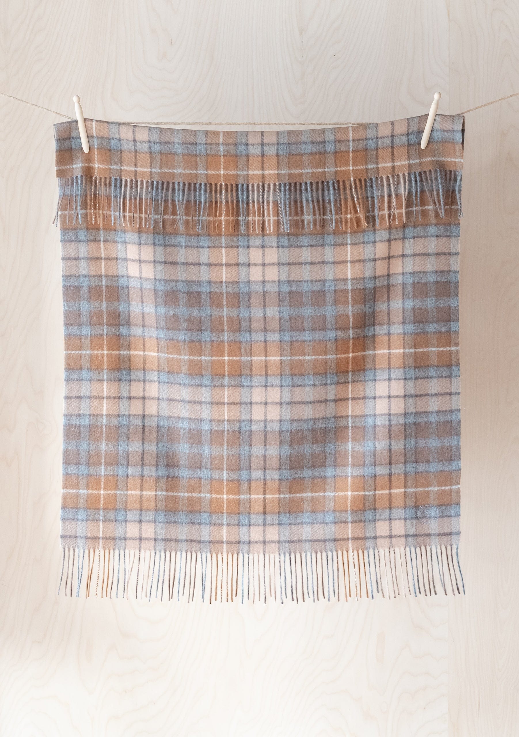 Plaid baby hot sale blanket