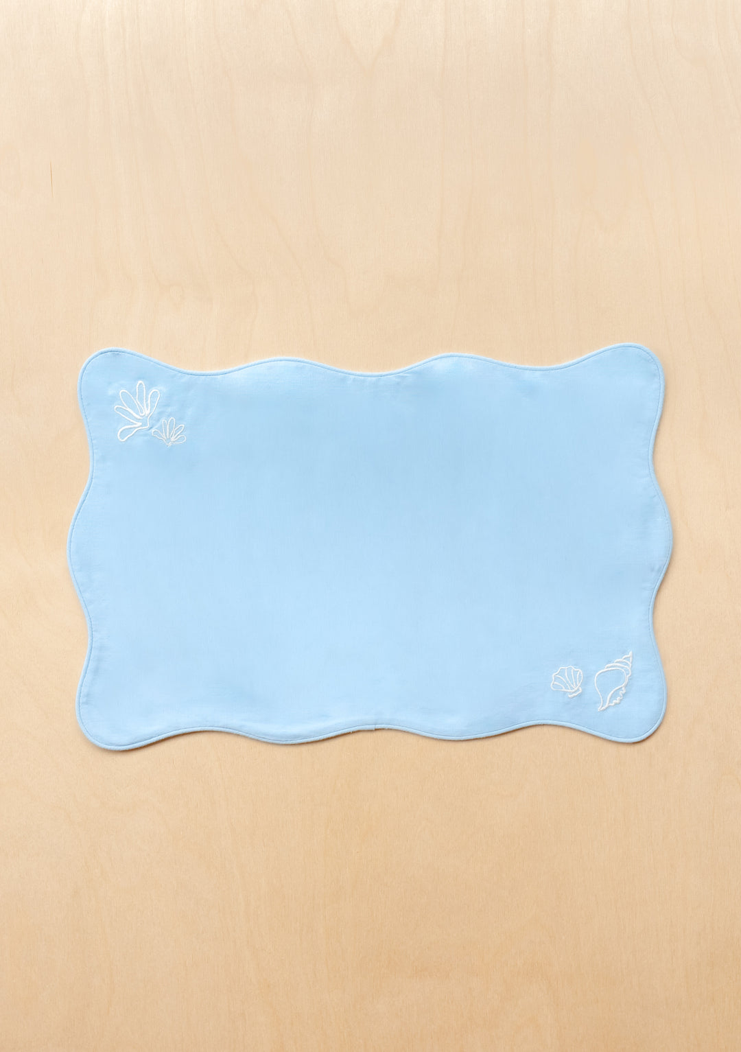 Cotton & Linen Placemats Set of 2 in Blue