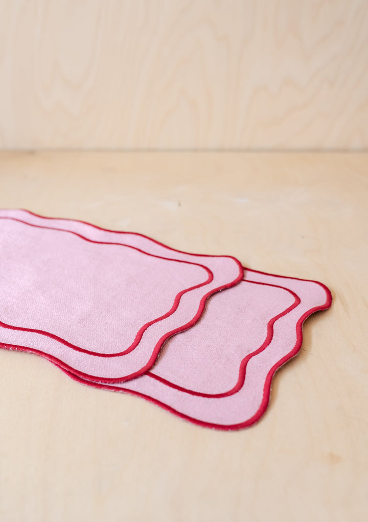Pink Cotton Placemats Set of 2