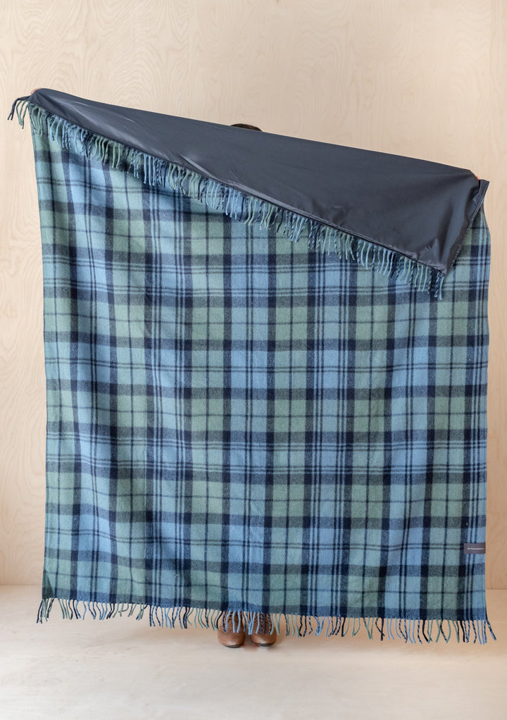 Picknickdecke aus recycelter Wolle Campbell of Argyll Ancient Tartan