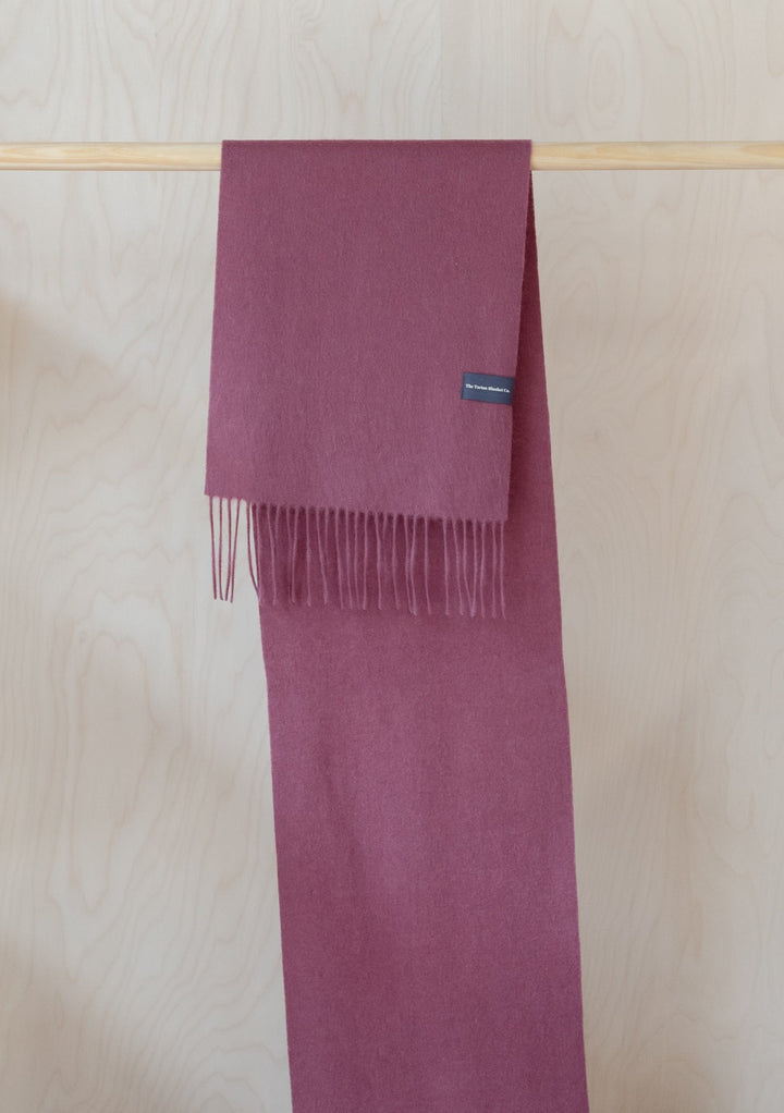 Lambswool Scarf in Mulberry