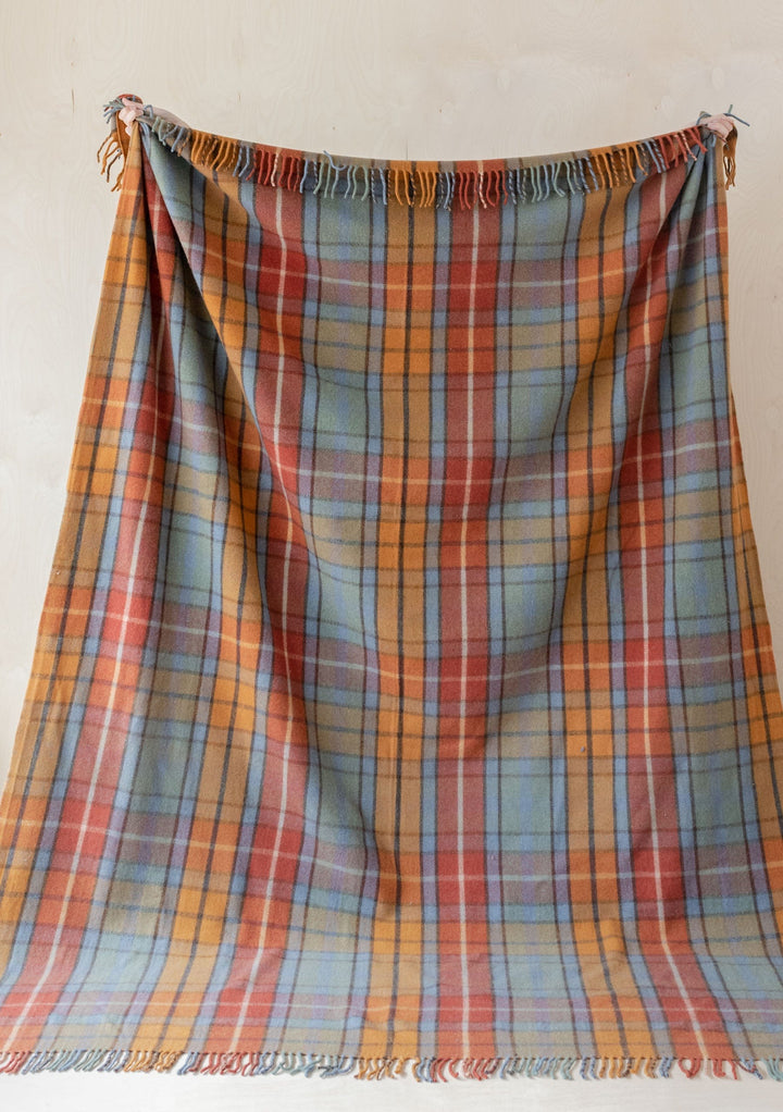 Recycled Wool Extra Large Blanket in Buchanan Antique Tartan
