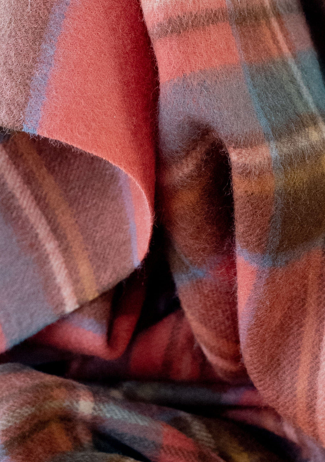 Lambswool Blanket Scarf in Stewart Royal Antique Tartan